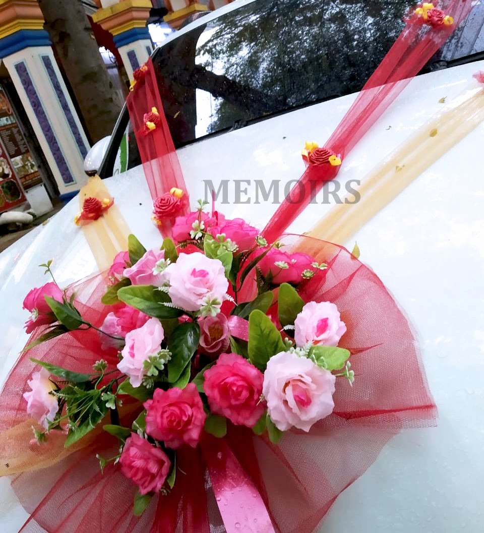 Wedding Car Floral Arrangement Kuala Lumpur